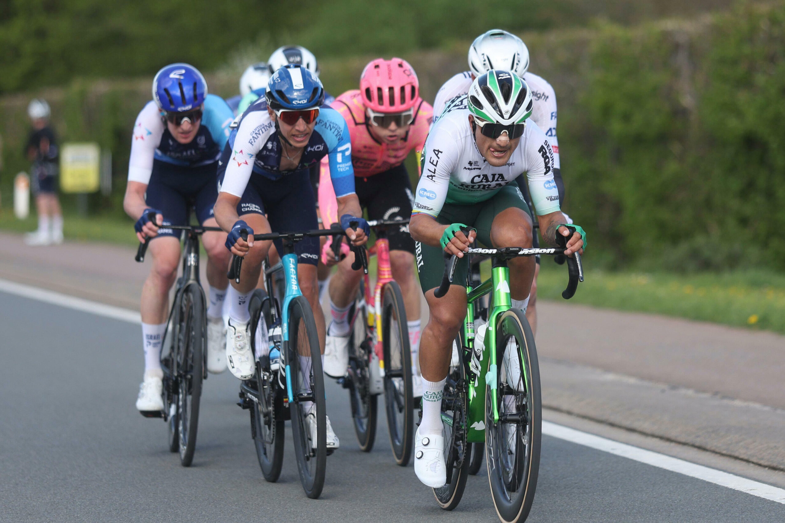 Jefferson Cepeda (Caja Rural - Seguros RGA) con su quinto puesto redondea el buen debut en Flecha Brabanzona