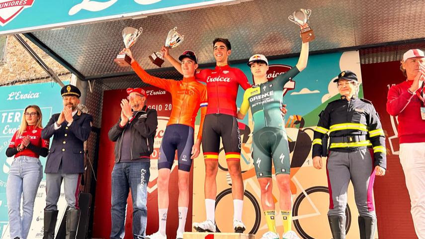 Héctor Álvarez se exhibe para ganar la general de L’Eroica Junior 2024