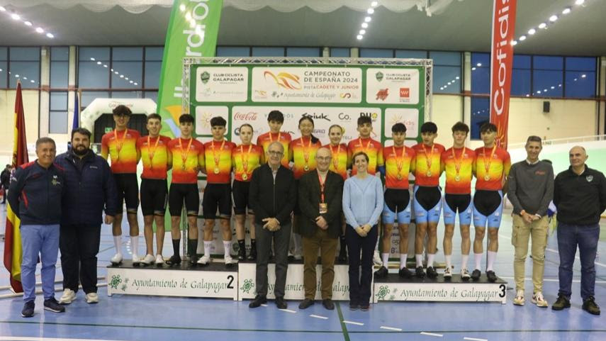 Las pruebas por equipos, protagonistas en la 3ª jornada del Campeonato de España de Pista Junior y Cadete