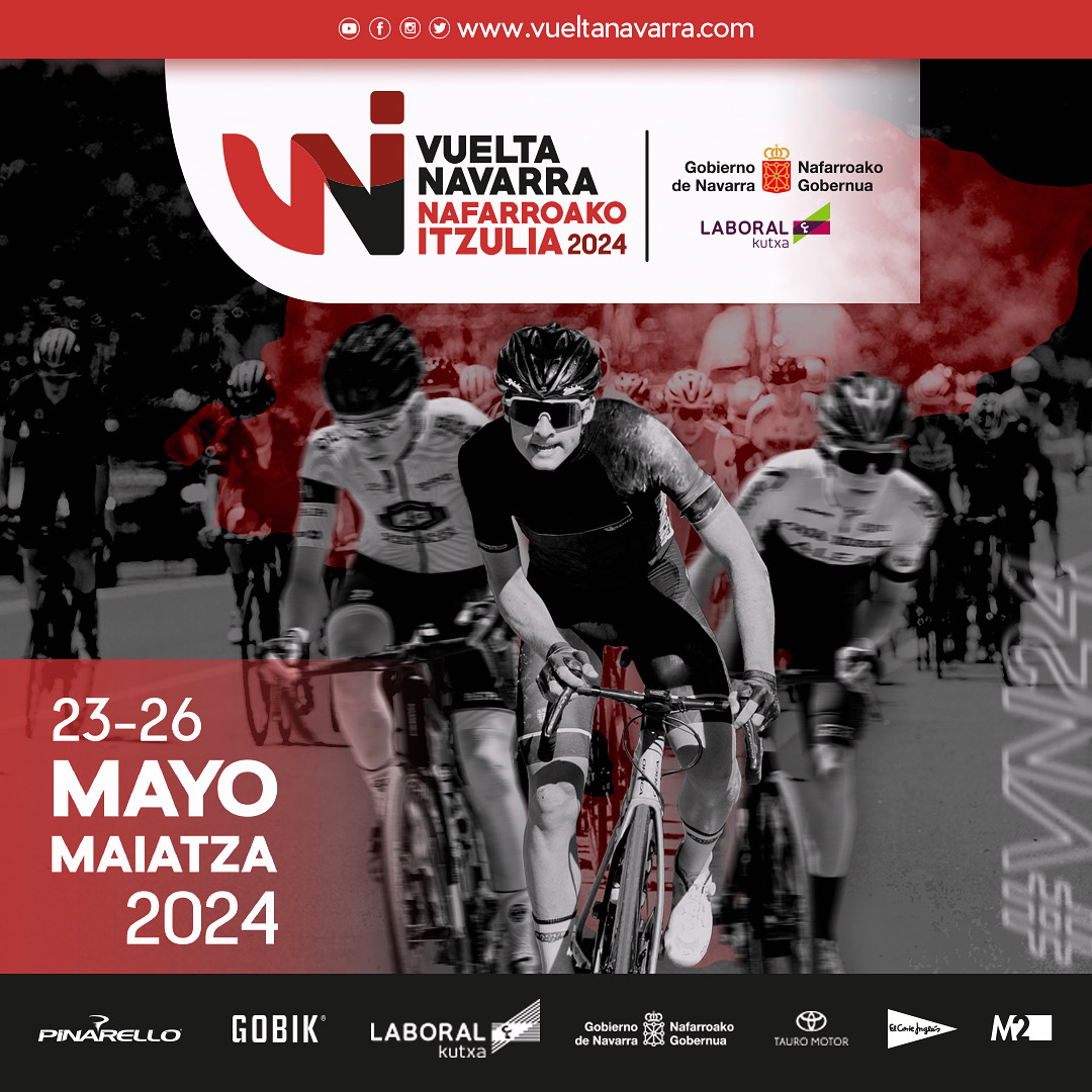Cartel de la Vuelta a Navarra 2024