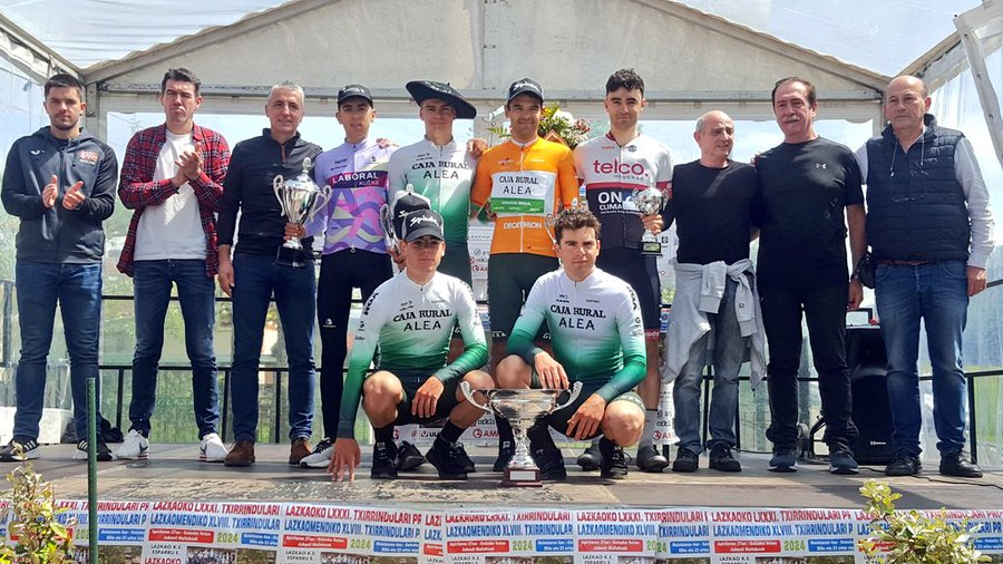Podio final de la Lazkaoko Proba 2024 (Foto: @Mertxe_Beriain)