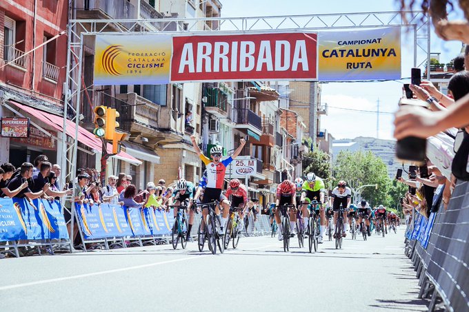Ivan Viladrich, campeón de Cataluña élite y sub-23 de 2024 (Foto: @ciclismecat)