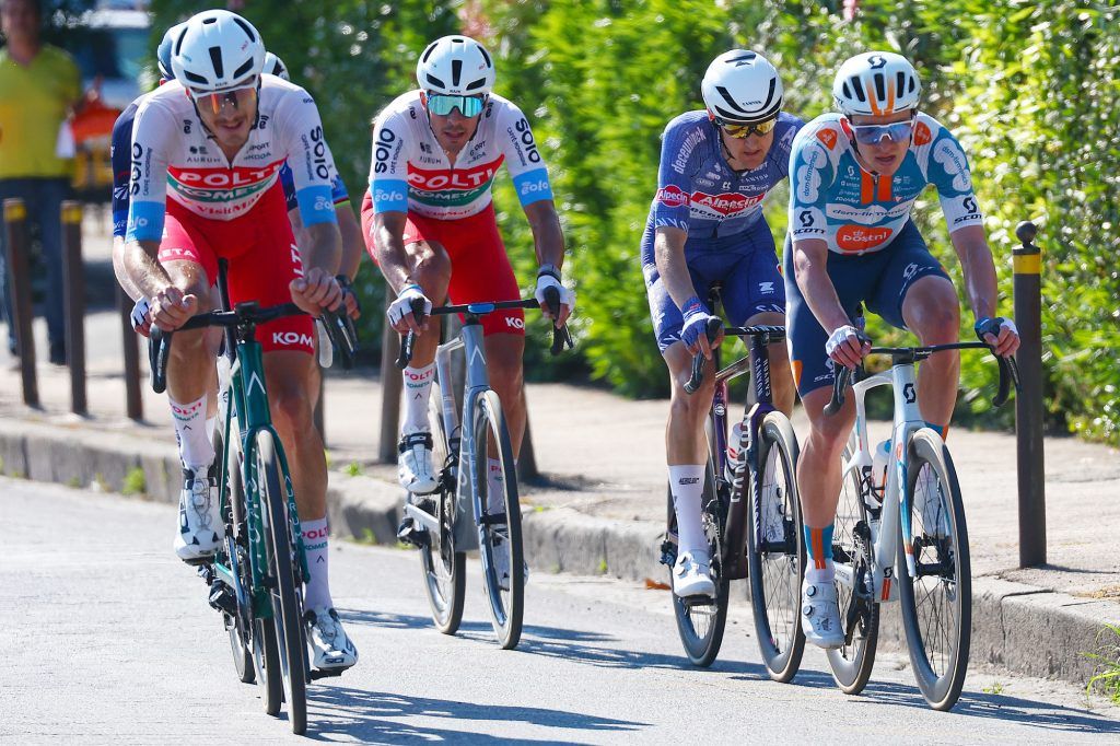 Pietrobon y Maestri, protagonistas en una nueva escapada del Polti Kometa en el Giro de Italia