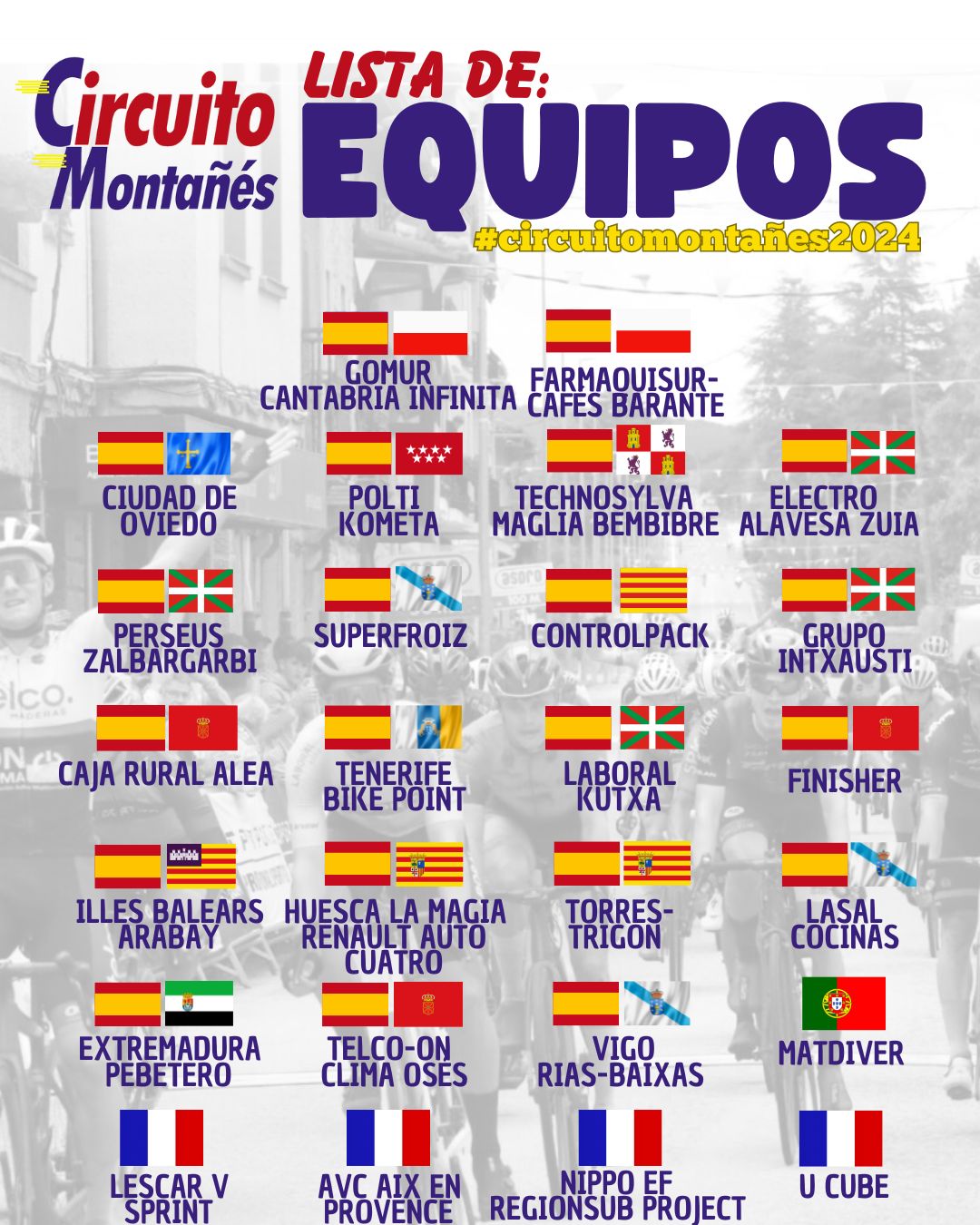 Equipos Circuito Montañés 2024