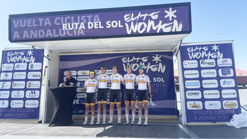 Miriea Benito, octava en la victoria de Mavi García en la segunda etapa de la Vuelta a Andalucía