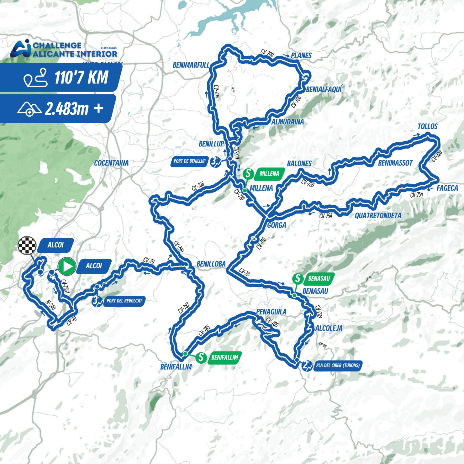 Alcoy, la etapa AVANT, despedirá la Challenge Alicante Interior