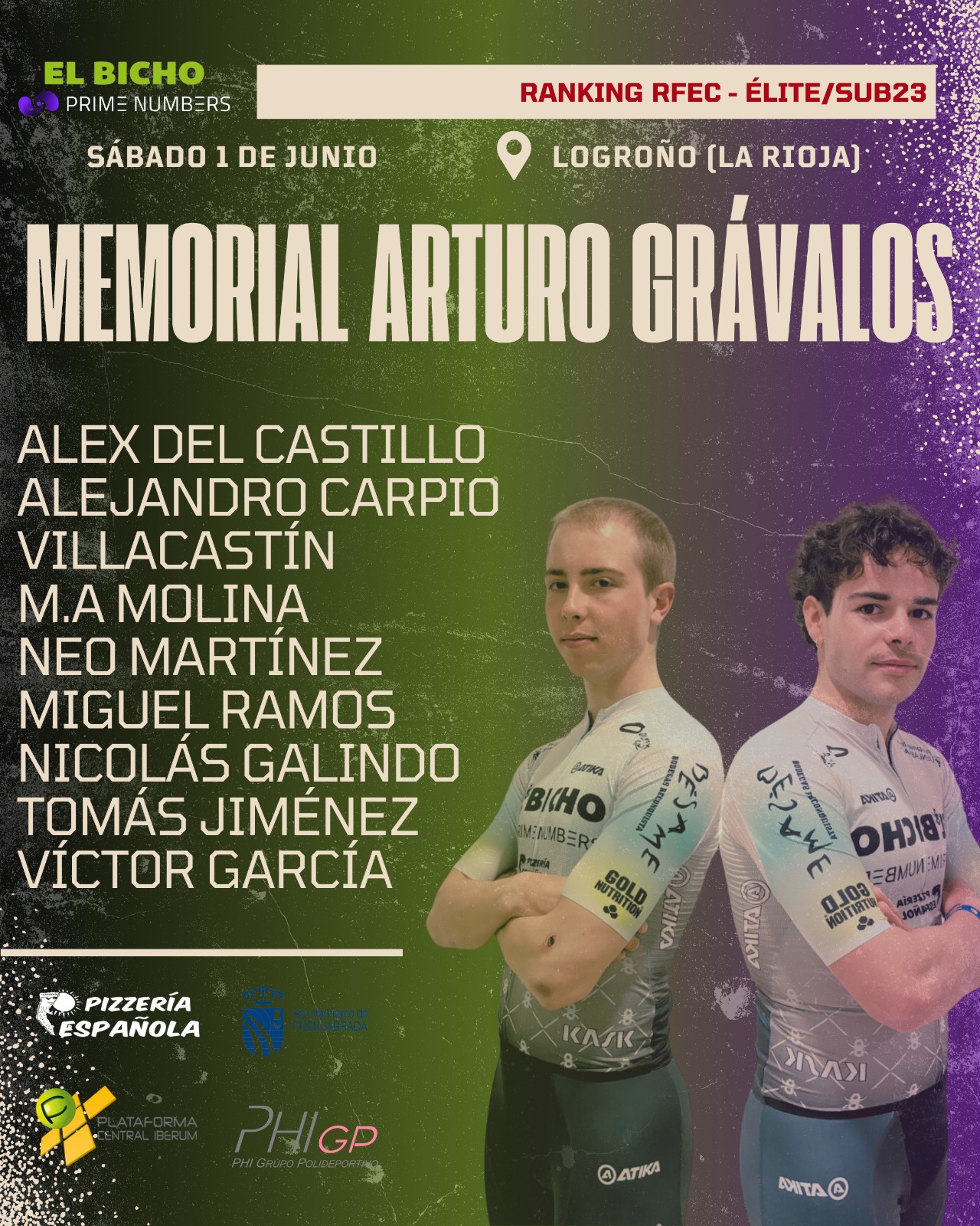 El Bicho - Prime Numbers buscará seguir de dulce en el Memorial Arturo Grávalos