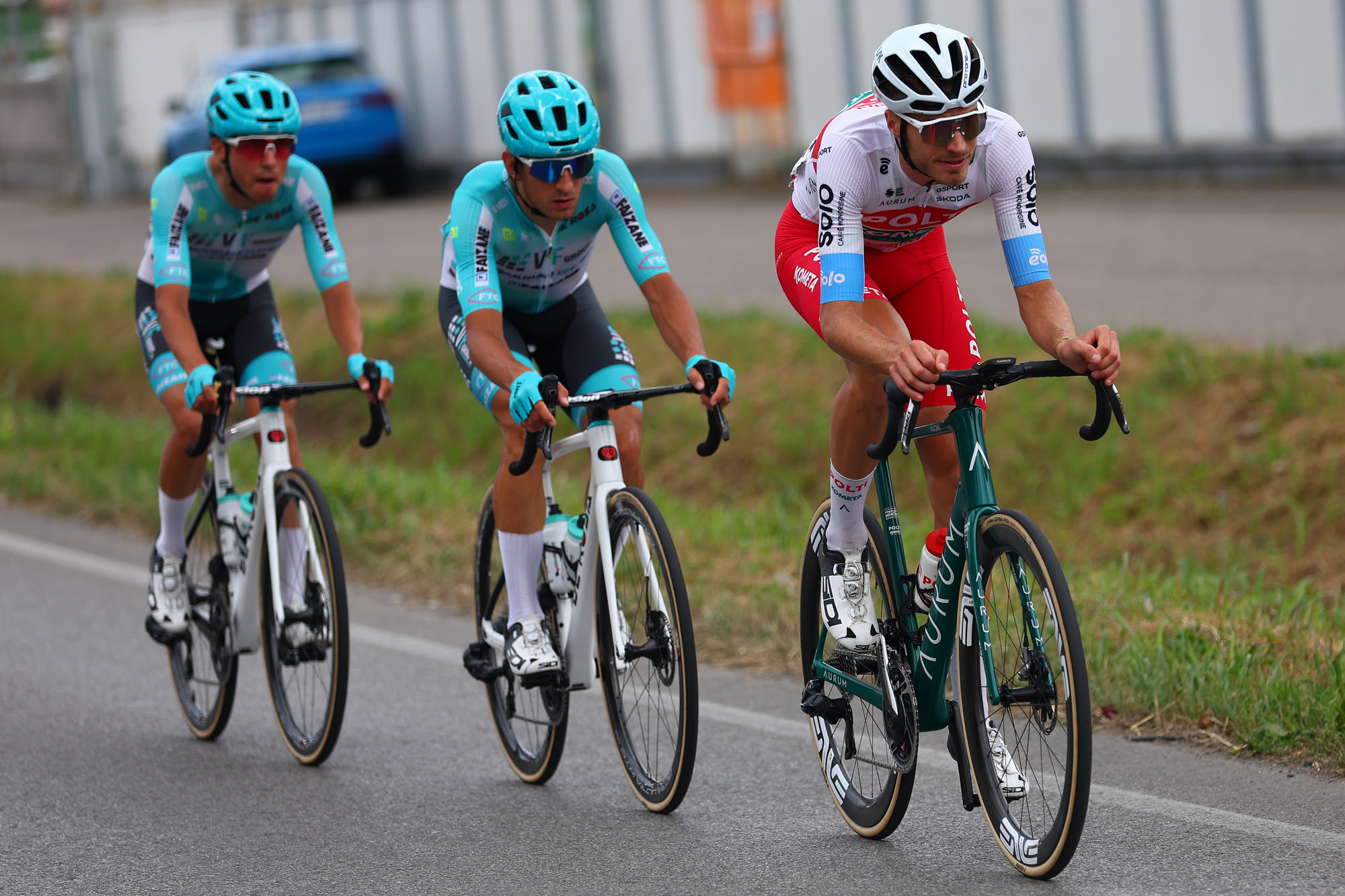 Andrea Pietrobon (Polti Kometa), rey de las escapadas y de los esprints intermedios del Giro de Italia