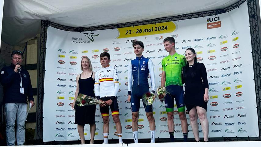 Adriá Pericas se sube al podio en la etapa reina y se coloca segundo en el Tour du Pays de Vaud