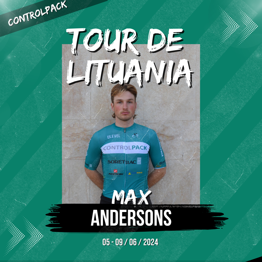 Experiencia internacional para el Controlpack con Max Andersons en el Tour de Lituania