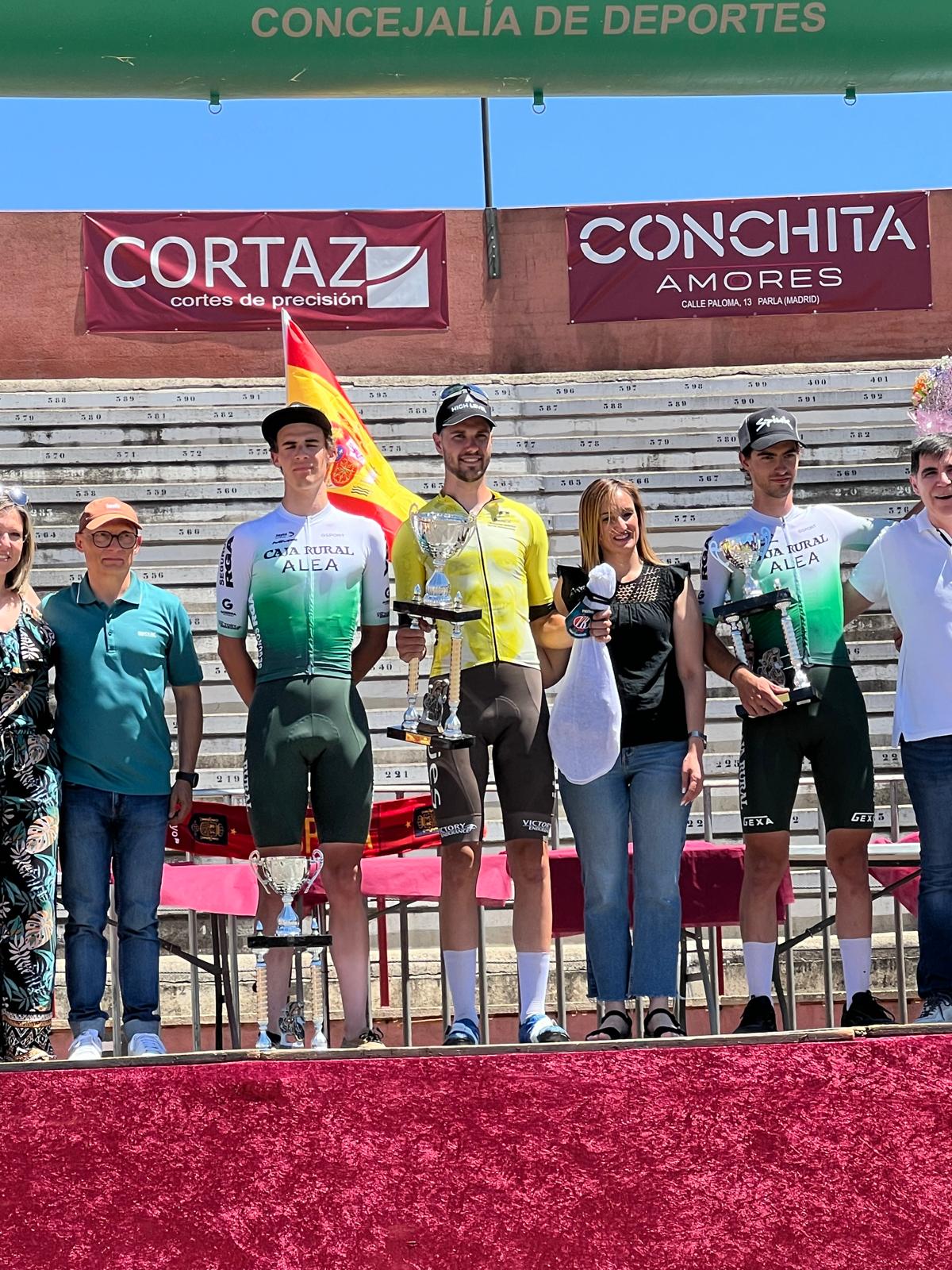Joan Martí Bennassar gana en Parla por delante de Javier Ibáñez y Estanislao Calabuig (Foto: @FilialCajaRural)
