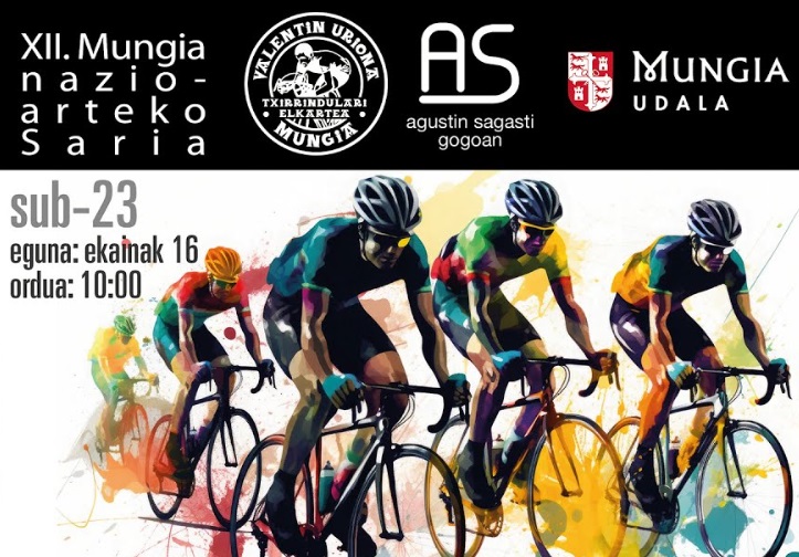 Cartel del XII GP Mungia - Memorial Sagasti 2024