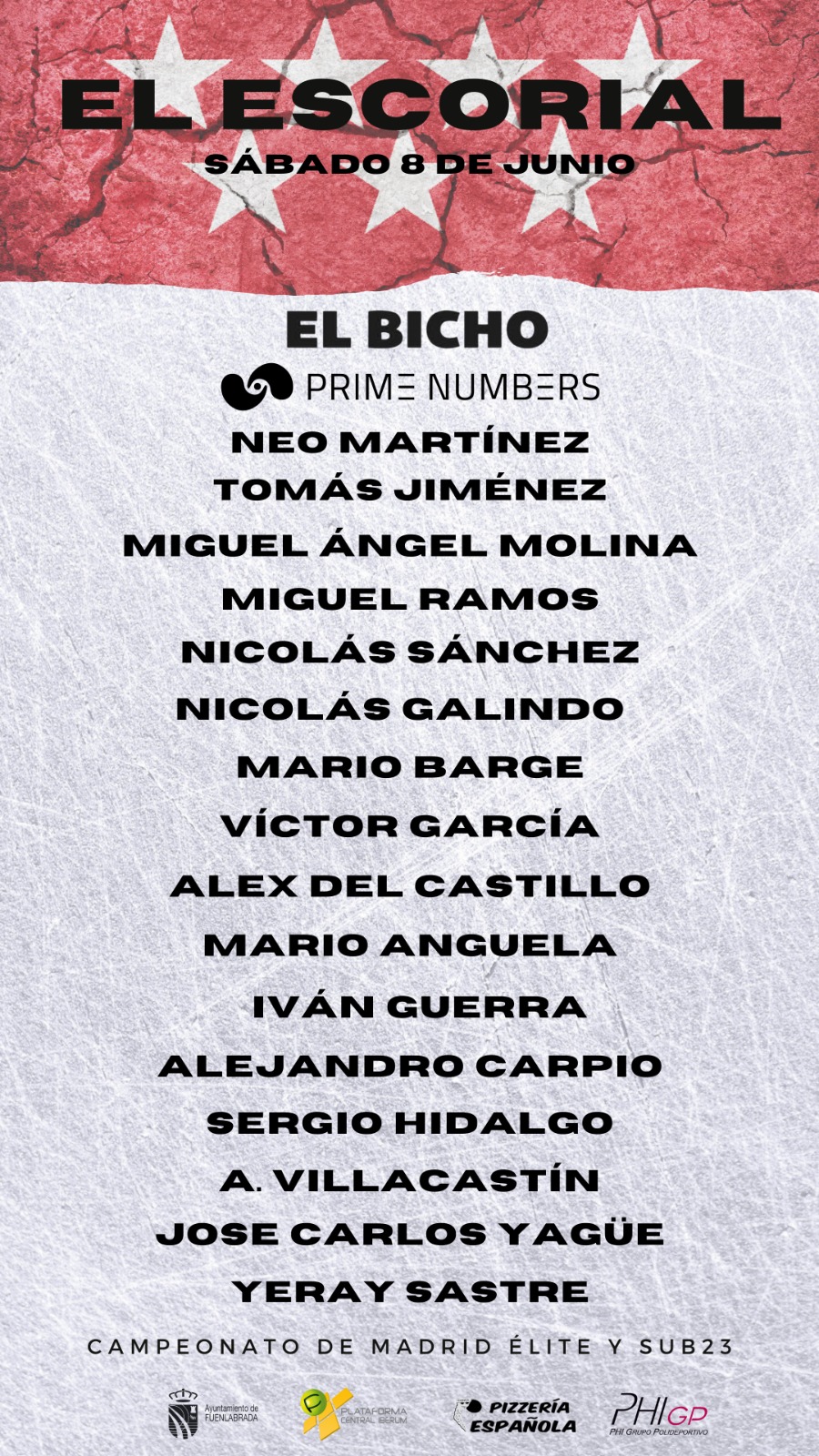 El Bicho - Prime Numbers, ante una gran oportunidad en el Campeonato de Madrid