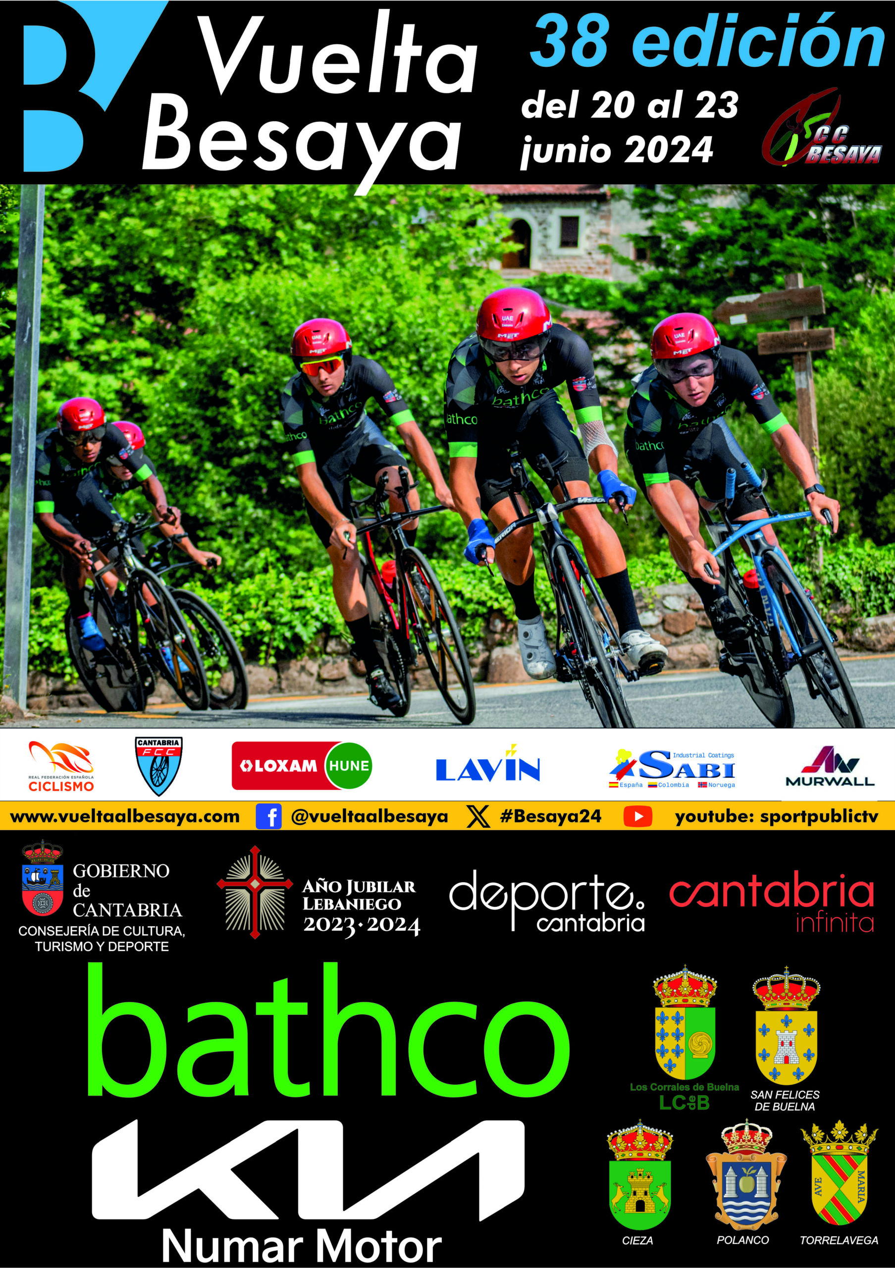 Cartel de la 38 Vuelta al Besaya 2024