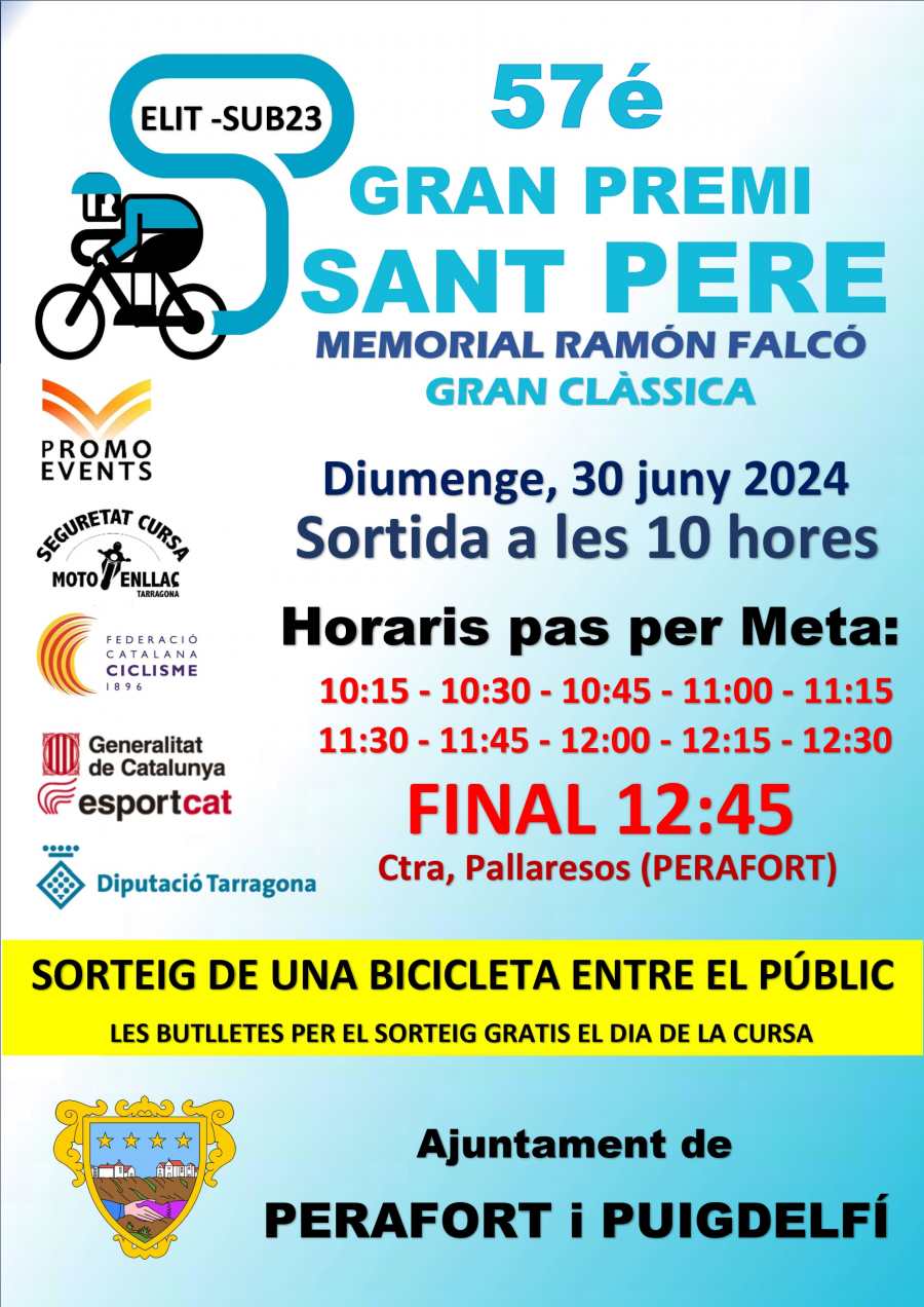 Cartel GP Sant Pere de Perafort 2024