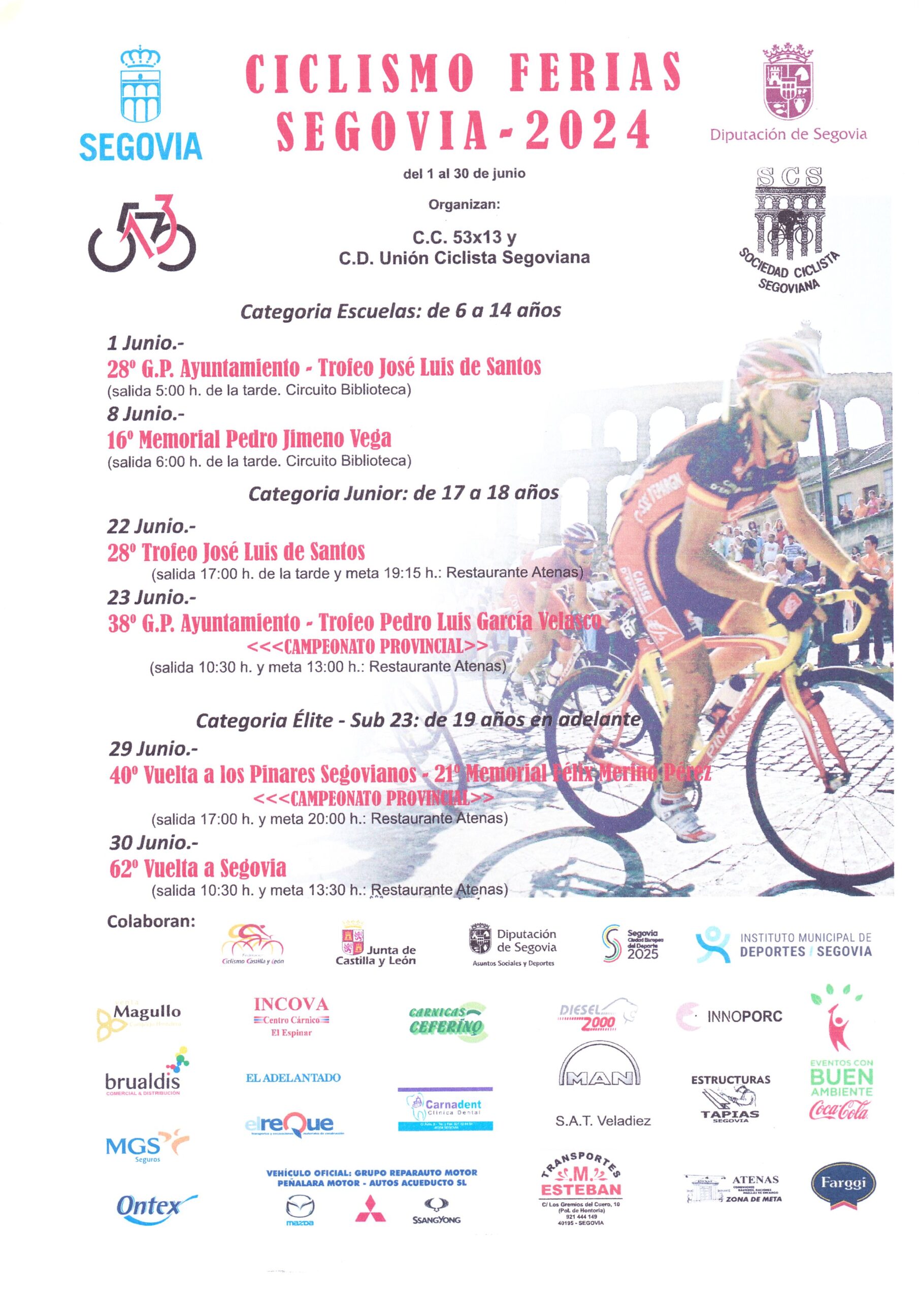 Cartel del díptico segoviano de 2024