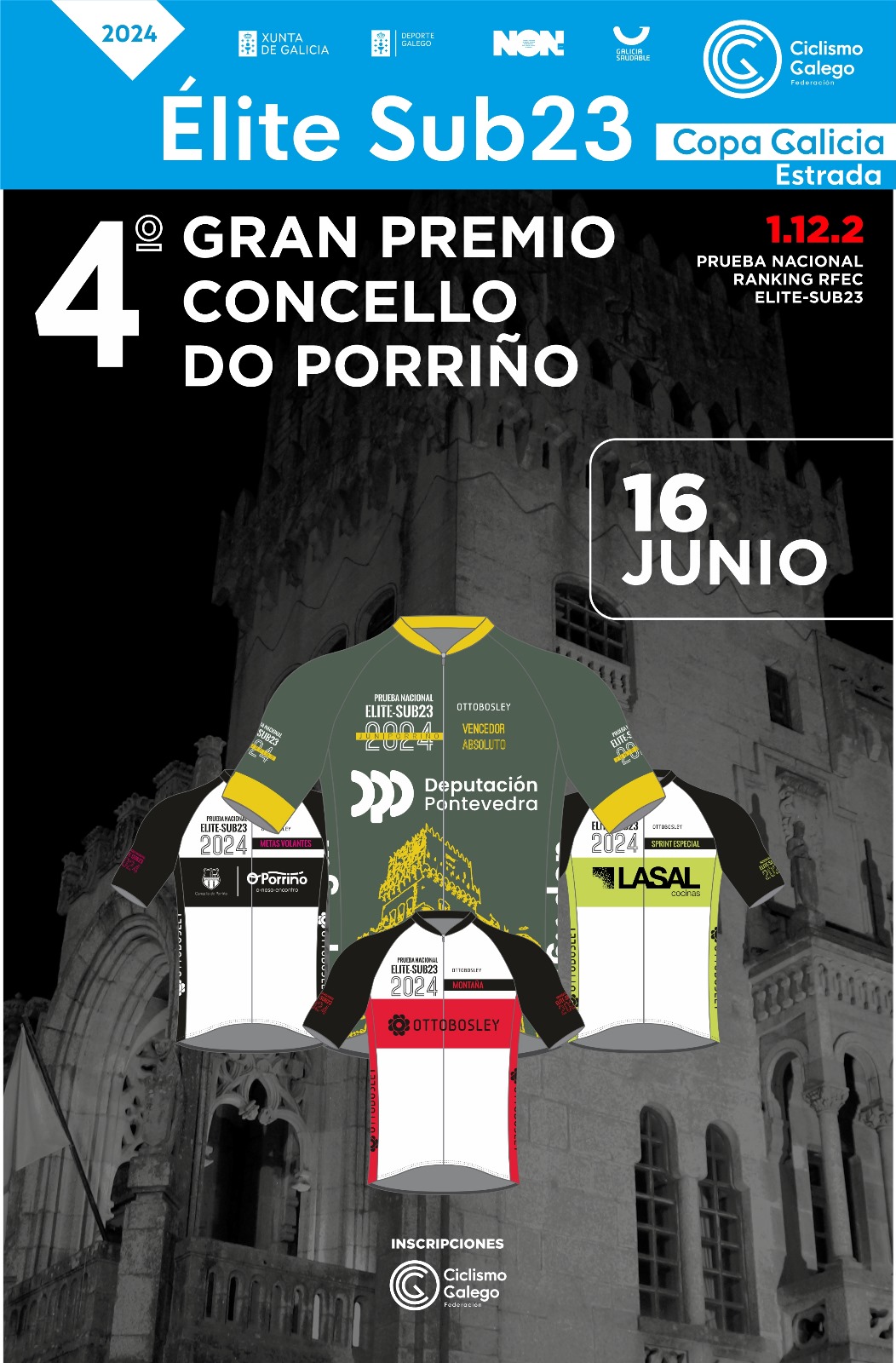 Cartel del IV Gran Premio Concello do Porriño 2024