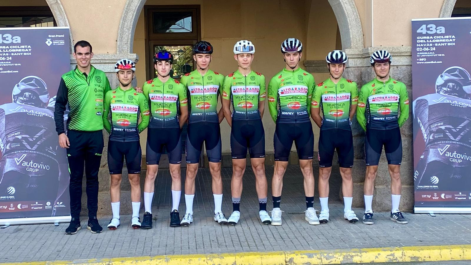 Tamé y Galván (Huesca La Magia Supermercados Altoaragón), protagonistas en la Carrera Ciclista del Llobregat