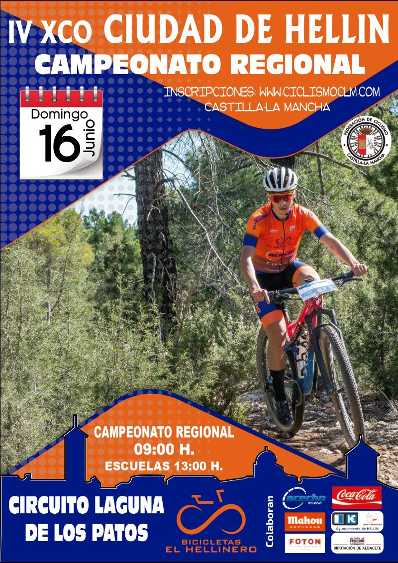 El IV XCO Ciudad de Hellín acogerá el Campeonato de Castilla-La Mancha 2024 de la modalidad