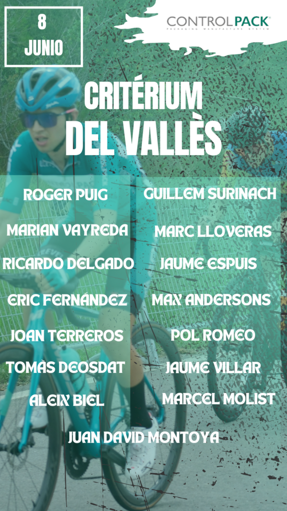 El Pelotón El Controlpack abre el mes de julio con dos pruebas de les Grans Clàssiques en Sant Pere de Ribes y Mollet del Vallès