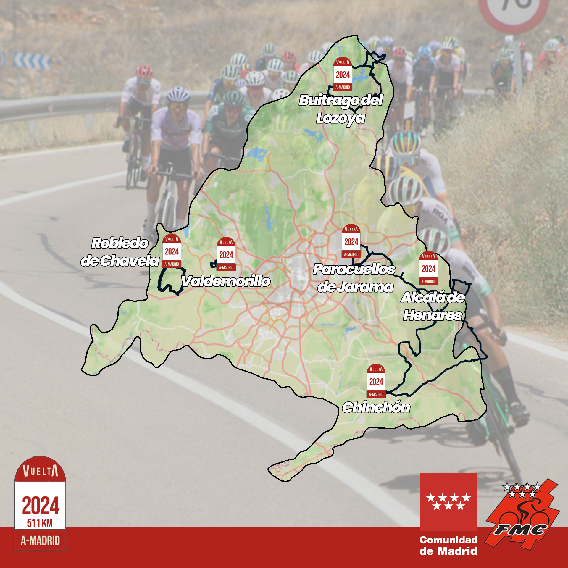 Detalle Recorrido Vuelta a Madrid 2024