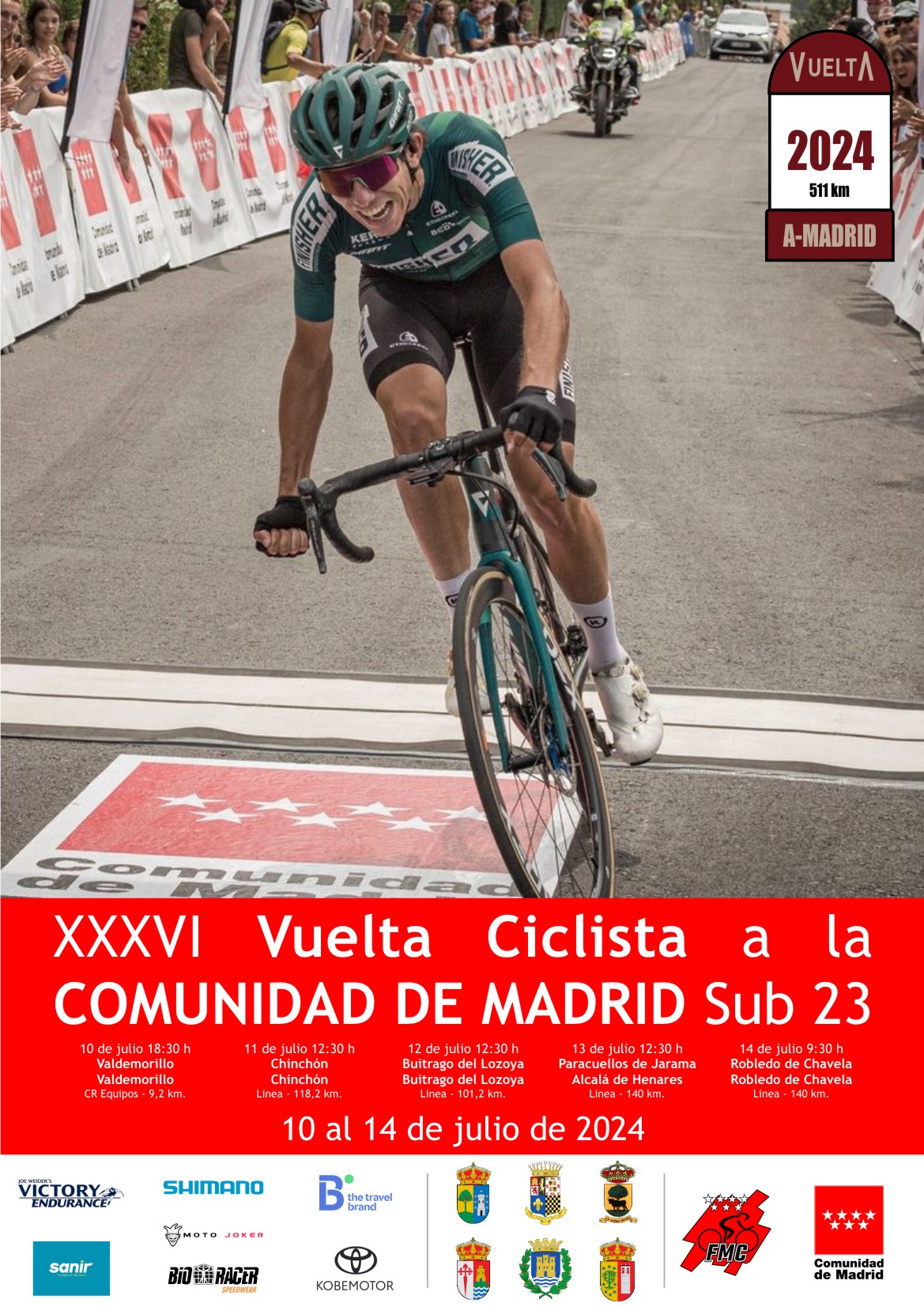 Llega la Vuelta a Madrid Sub-23 más internacional y variada