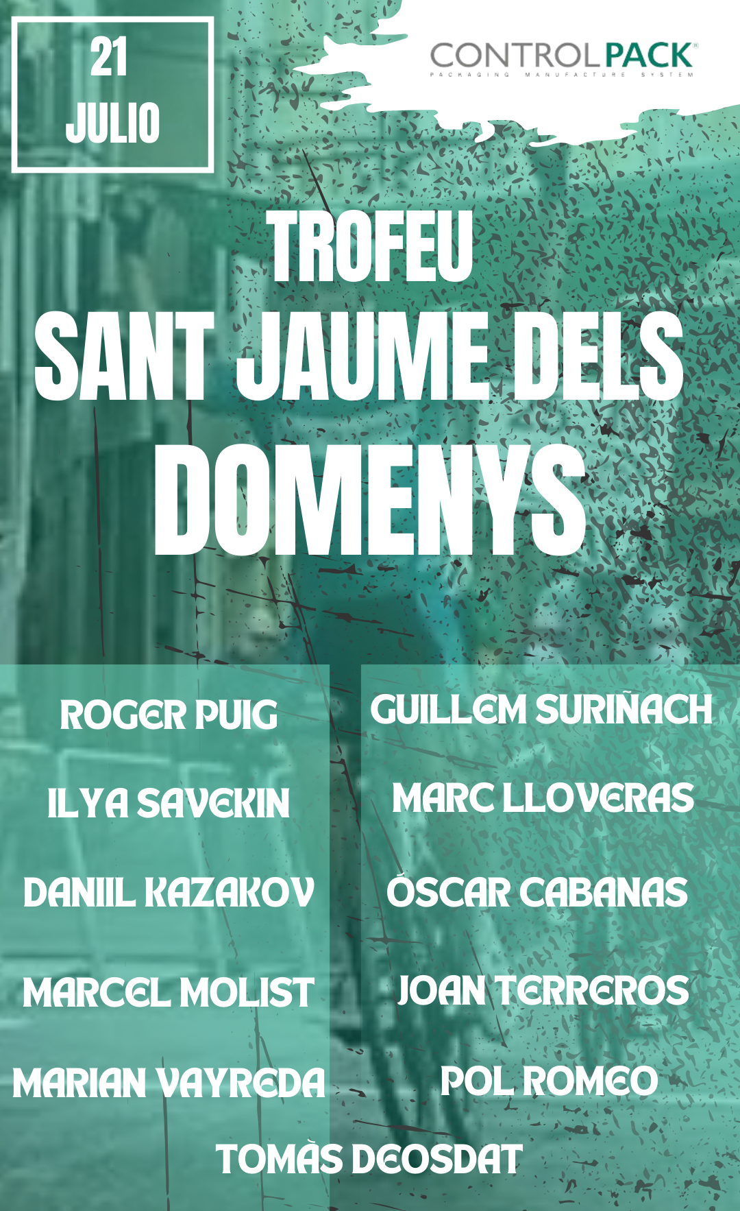 El Controlpack buscará revalidar la victoria en Sant Jaume dels Domenys