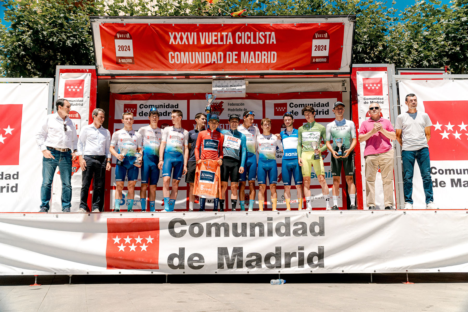 Pódium Vuelta Madrid 2024
