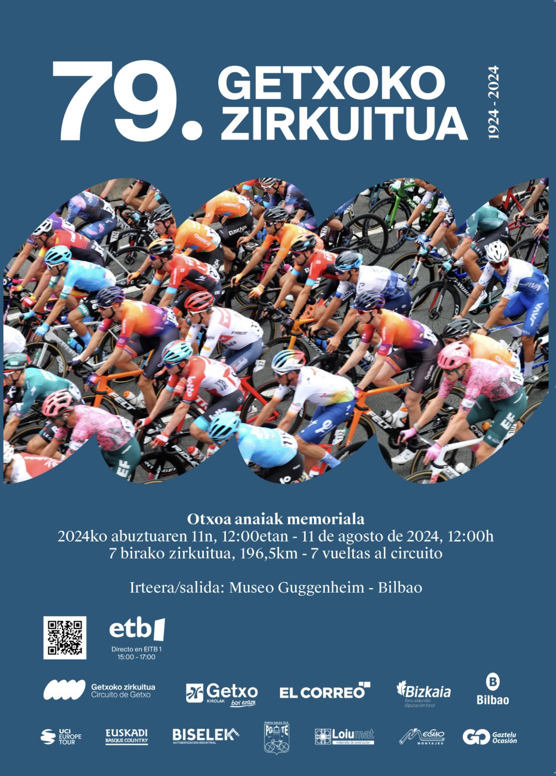 Cartel del 79 Circuito de Getxo-Memorial Hermanos Otxoa 2024