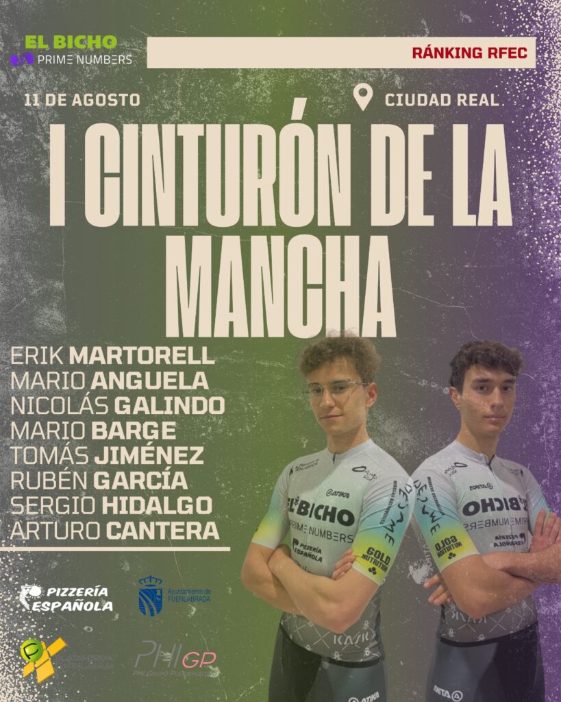 El Pelotón El Bicho - Prime Numbers buscará brillar en el díptico castellanomanchego