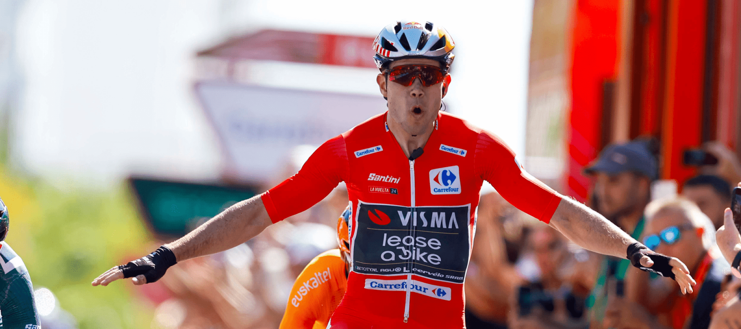 Van Aert (Visma-Lease a Bike) rompe su sequia venciendo en la tercera etapa de La Vuelta