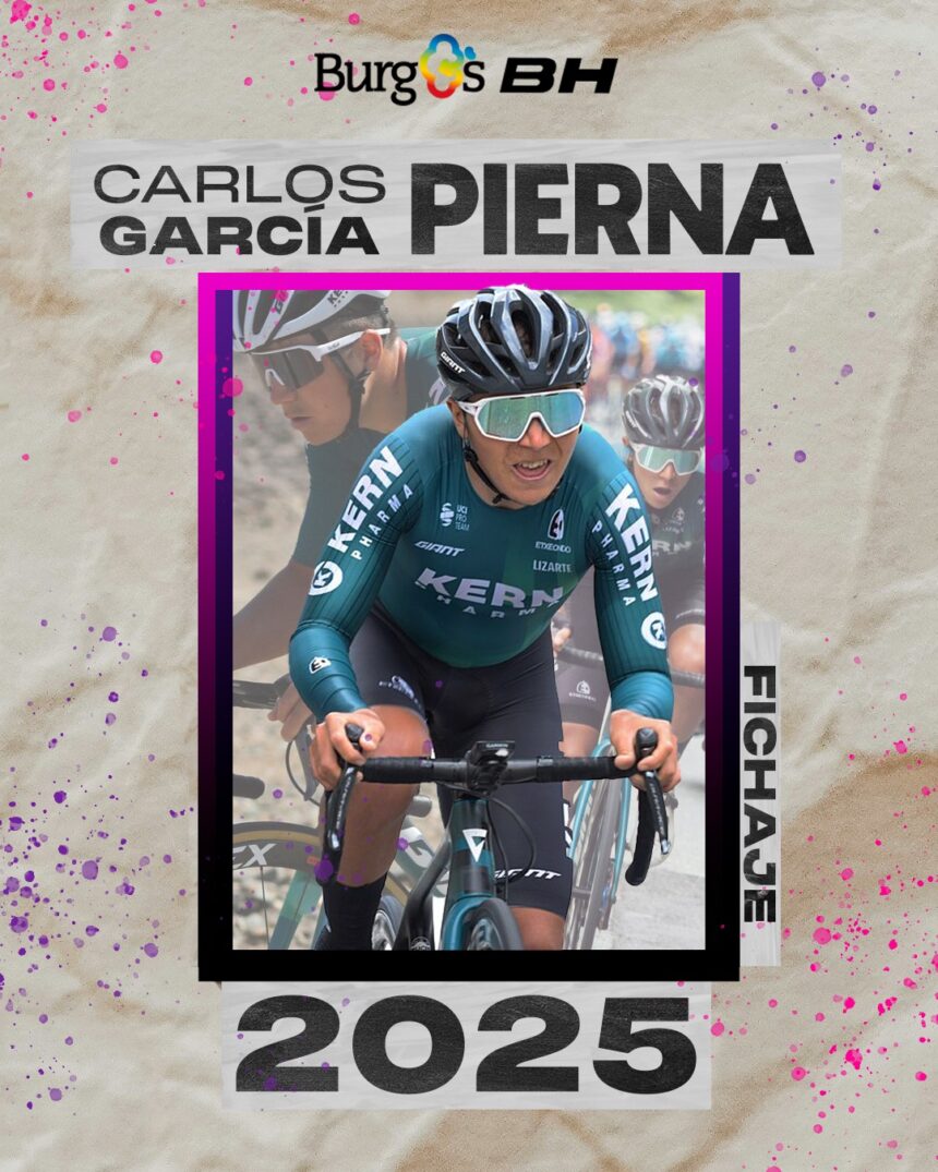 El Pelotón Carlos García Pierna, sexto fichaje del Burgos BH Carlos García Pierna Burgos BH