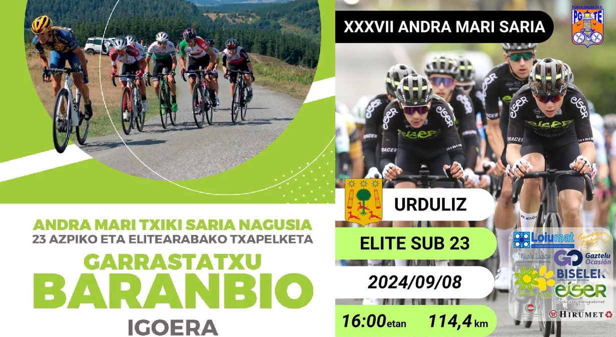 Carteles de las pruebas de Baranbio y Urduliz - Torneo Lehendakari 2024