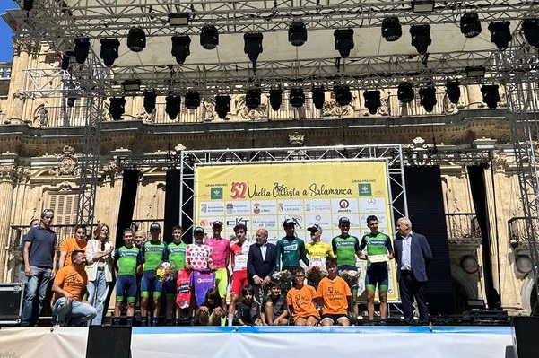 Podio final de la 52ª Vuelta a Salamanca 2024