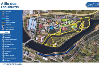 Mapa Campeonato Europa CX Pontevedra