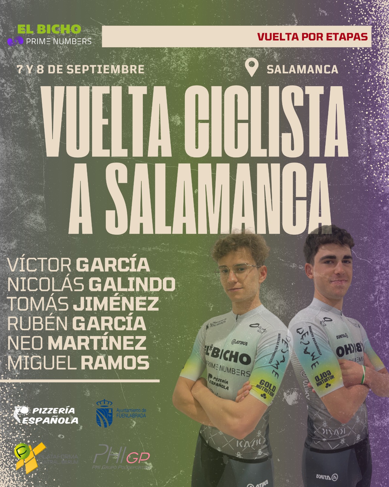 El Bicho - Prime Numbers, con ganas de protagonismo en la Vuelta a Salamanca