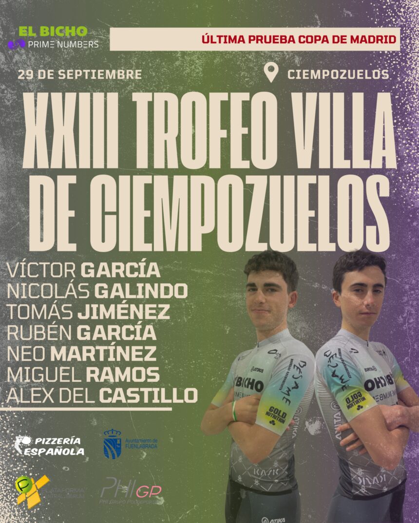 El Pelotón Último reto de la temporada para El Bicho - Prime Numbers en Ciempozuelos Último reto de la temporada para El Bicho - Prime Numbers en Ciempozuelos