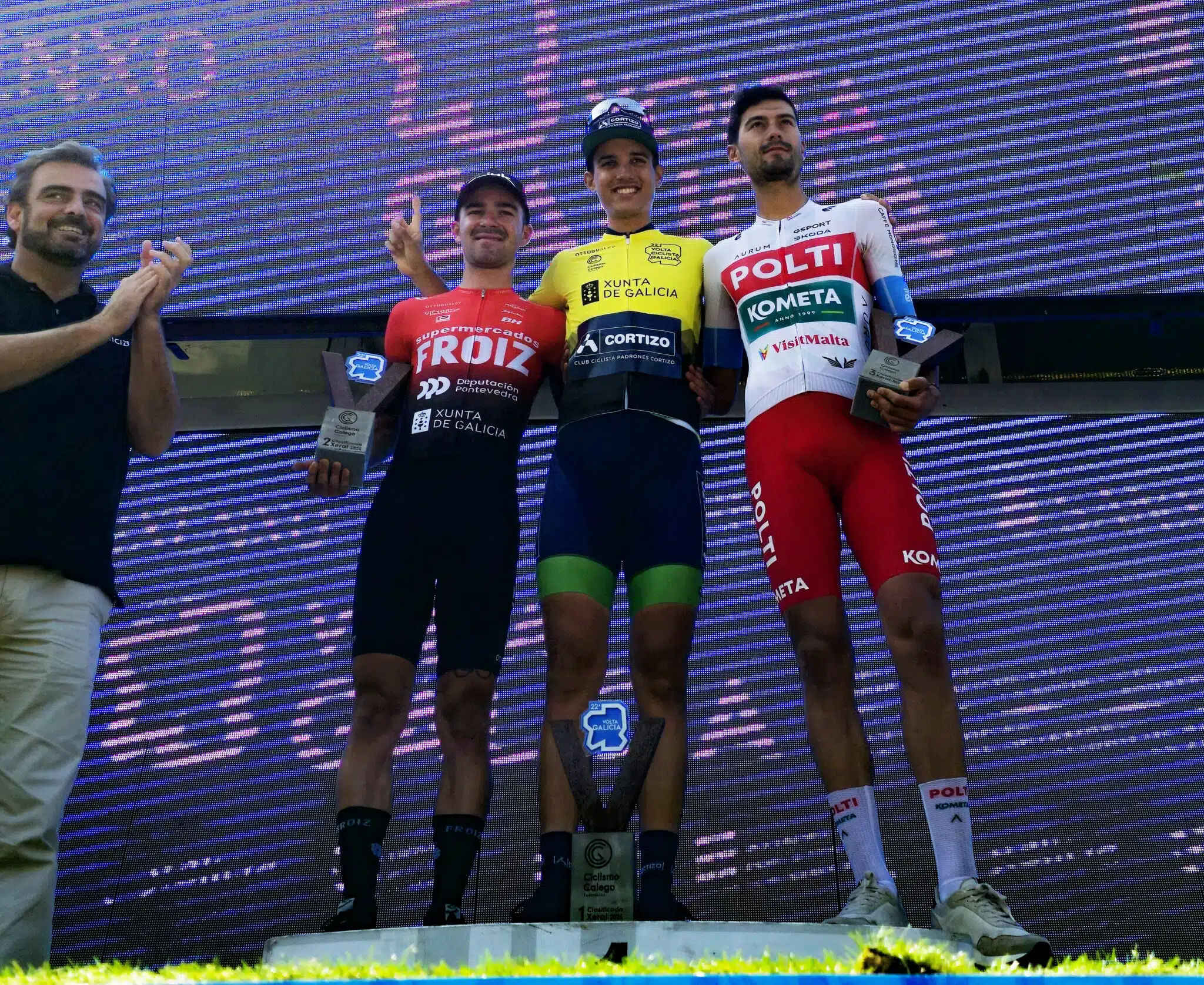 José Luis Faura Cortizo podium Volta Galicia 2024