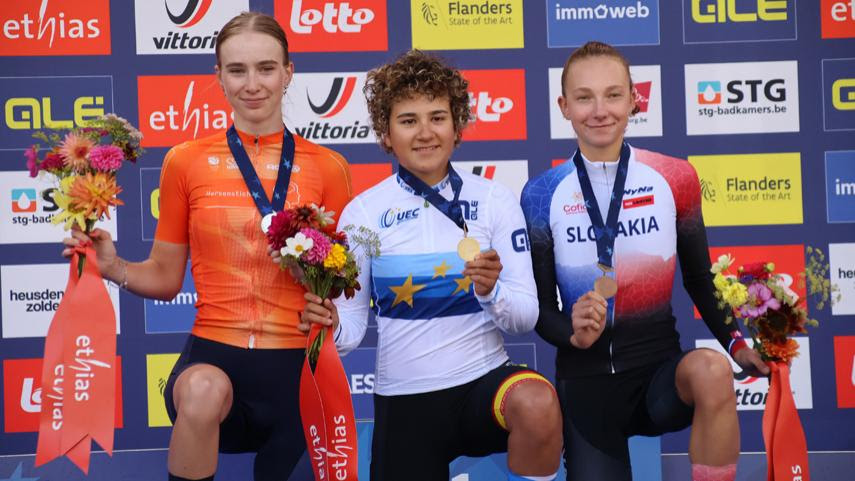 Paula Ostiz RFEC Campeonato de Europa Contrarreloj junior