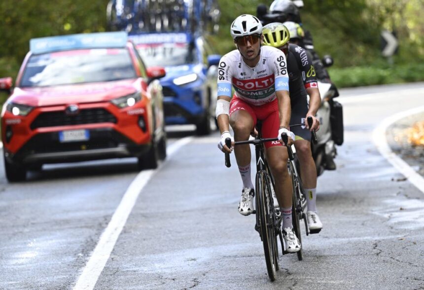 El Pelotón Fran Muñoz lucha como un león en el Gran Piemonte en memoria de su mentor Francisco Muñoz Team Polti Kometa Gran Piemonte
