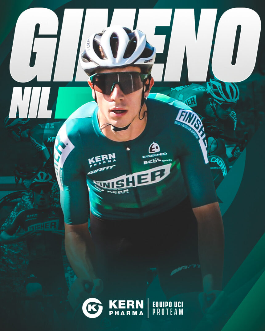El Pelotón Nil Gimeno da el salto del Equipo Finisher al Equipo Kern Pharma para 2025 Nil Gimeno Finisher Kern Pharma