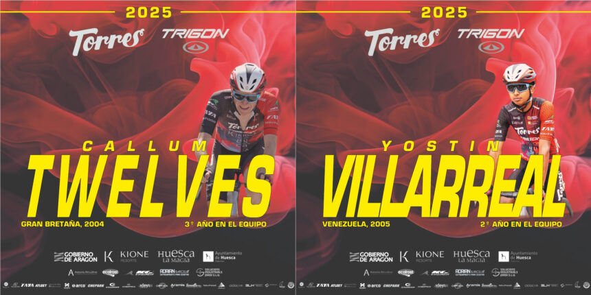El Pelotón Callum Twelves y Yostin Villarreal renuevan su vinculación con Torres - Trigon para 2025 Callum Twelves Yostin Villarreal Torres Trigon