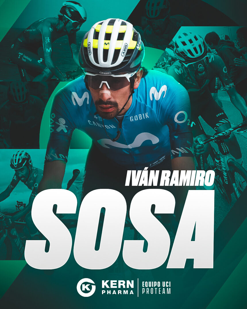 El Pelotón Iván Sosa, talento colombiano para el Equipo Kern Pharma Iván Ramiro Sosa Kern Pharma Movistar