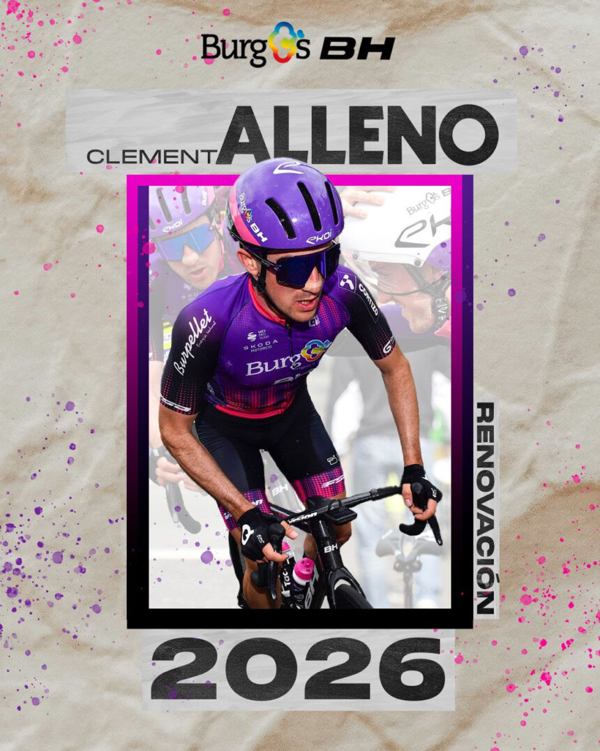El Pelotón Clément Alleno renueva hasta 2026 con el Burgos BH Clement Alleno Burgos BH