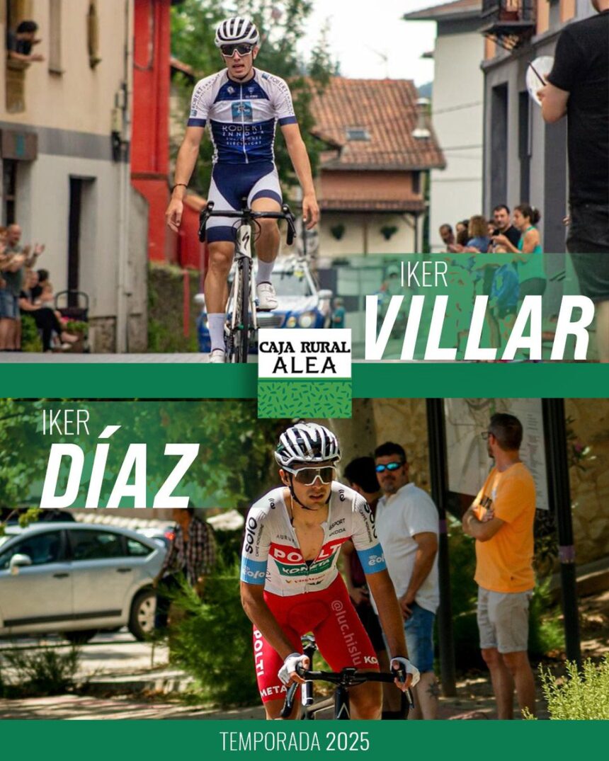 El Pelotón El Caja Rural-Alea comienza a dar forma a su nueva plantilla para 2025 Iker Villar Iker Díaz Caja Rural ALEA
