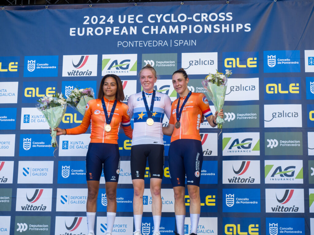 El Pelotón Thibau Nys (Bélgica) gana el Campeonato de Europa de Ciclocrós en Pontevedra con Felipe Orts logrando un segundo puesto para la historia