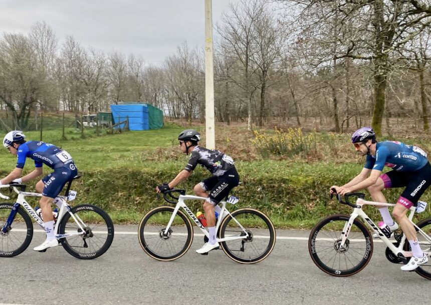 Álvaro Sagrado, durante la 2ª etapa de O Gran Camiño.
