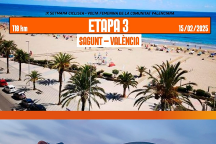 Setmana Ciclista Volta Femenina de la Comunitat Valenciana, etapa 3: Sagunto - Valencia