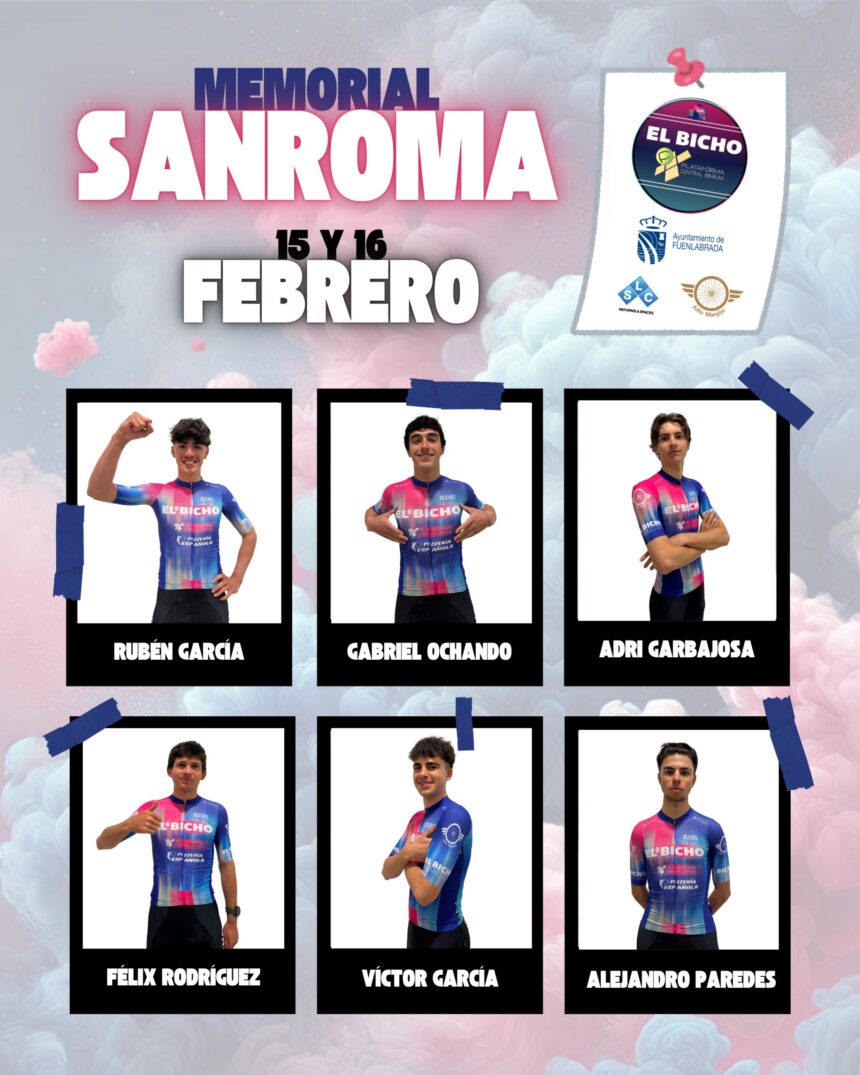 El Pelotón El Bicho – Plataforma Central Iberum viaja al Memorial Sanroma con la intención de reeditar los resultados de 2024 El Bicho – Plataforma Central Iberum viaja al Memorial Sanroma con la intención de reeditar los resultados de 2024