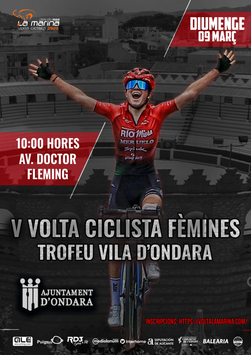 El Pelotón El Trofeo Villa d'Ondara femenino se disputará el 9 de marzo Trofeu Villa d'Ondara 2025